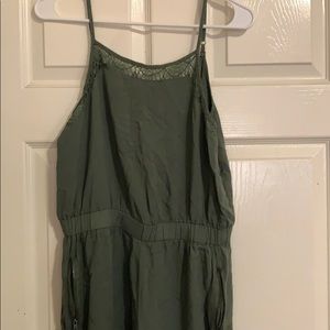 Olive green jumpsuit